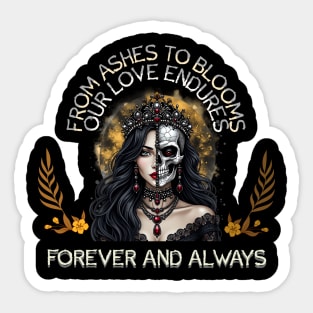 Half Beauty, Half Darkness: The Duality Within Sticker